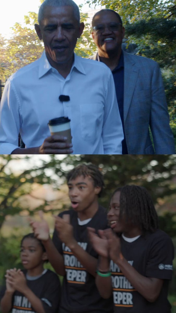Last week, I met with young leaders from the @MBK_Alliance at the Obama Presidential Center. They shared more about the 