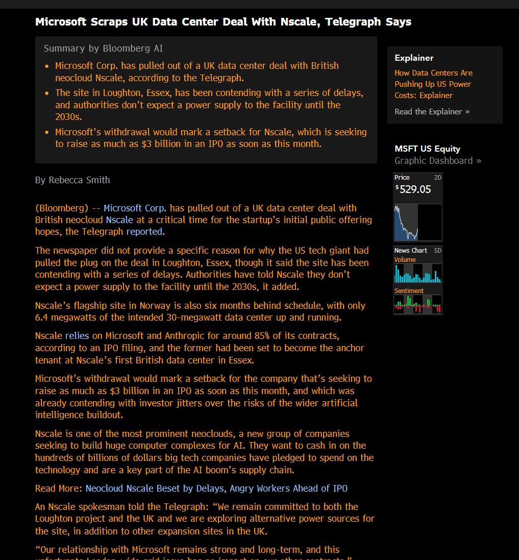 Bullish for $NBIS and especially $CRWV more contracts available for them don’t let anyone scare you into thinking a data
