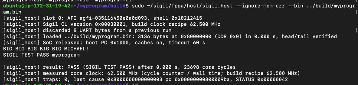 I just had AI write an entire RISC-V core, put it on an FPGA, compile C code into a custom ELF format, boot the core, an