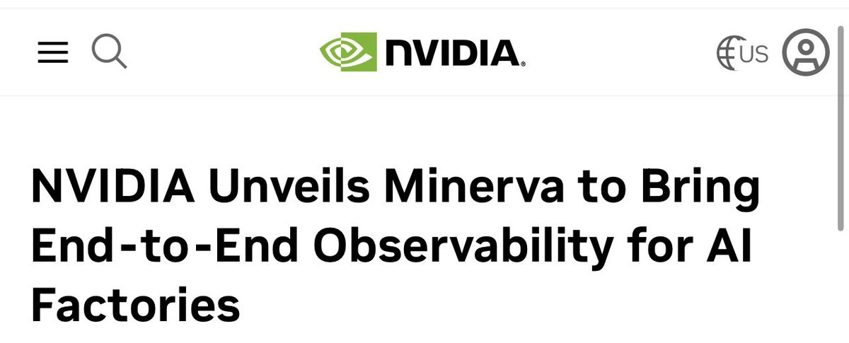 Today $IREN fell 10%.

Also today: Nvidia named IREN as already using Minerva, its new AI factory operations platform. I